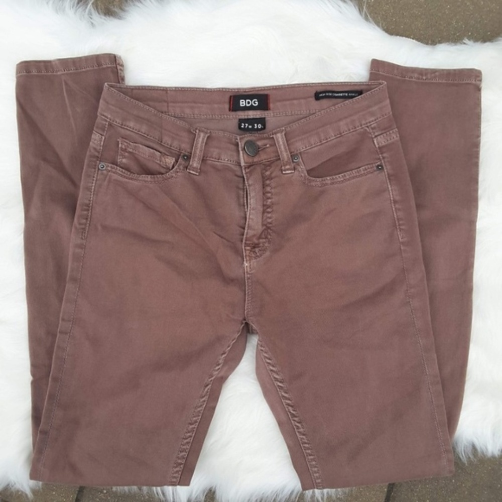 UO BDG High Rise Cigarette Ankle Jeans